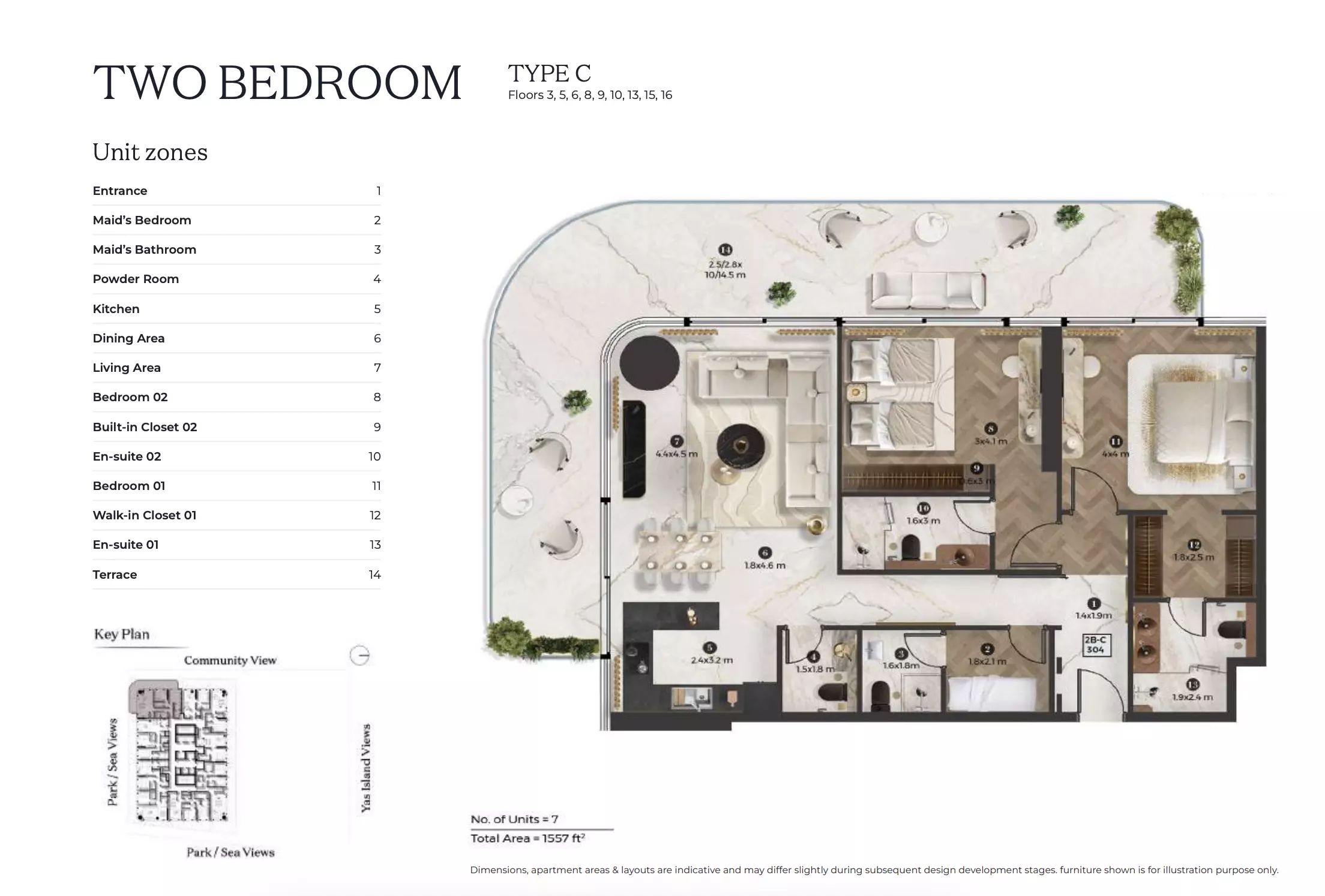 Unit floor plan image
