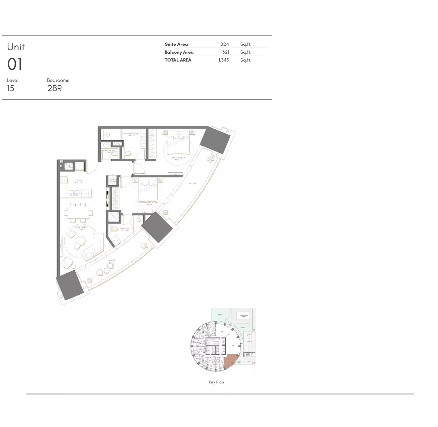 Unit floor plan image