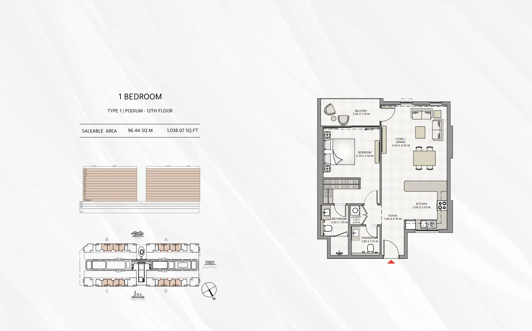 Unit floor plan image