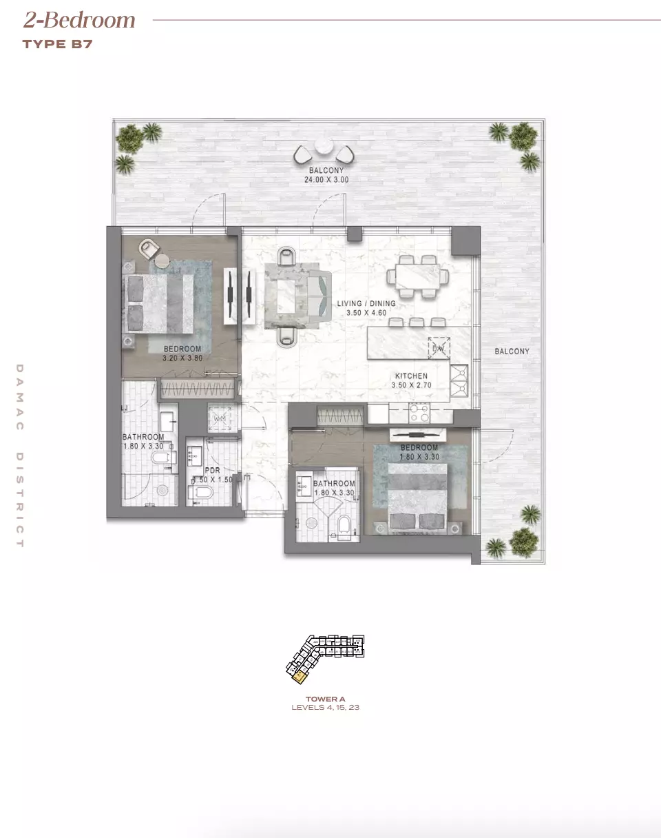 Unit floor plan image