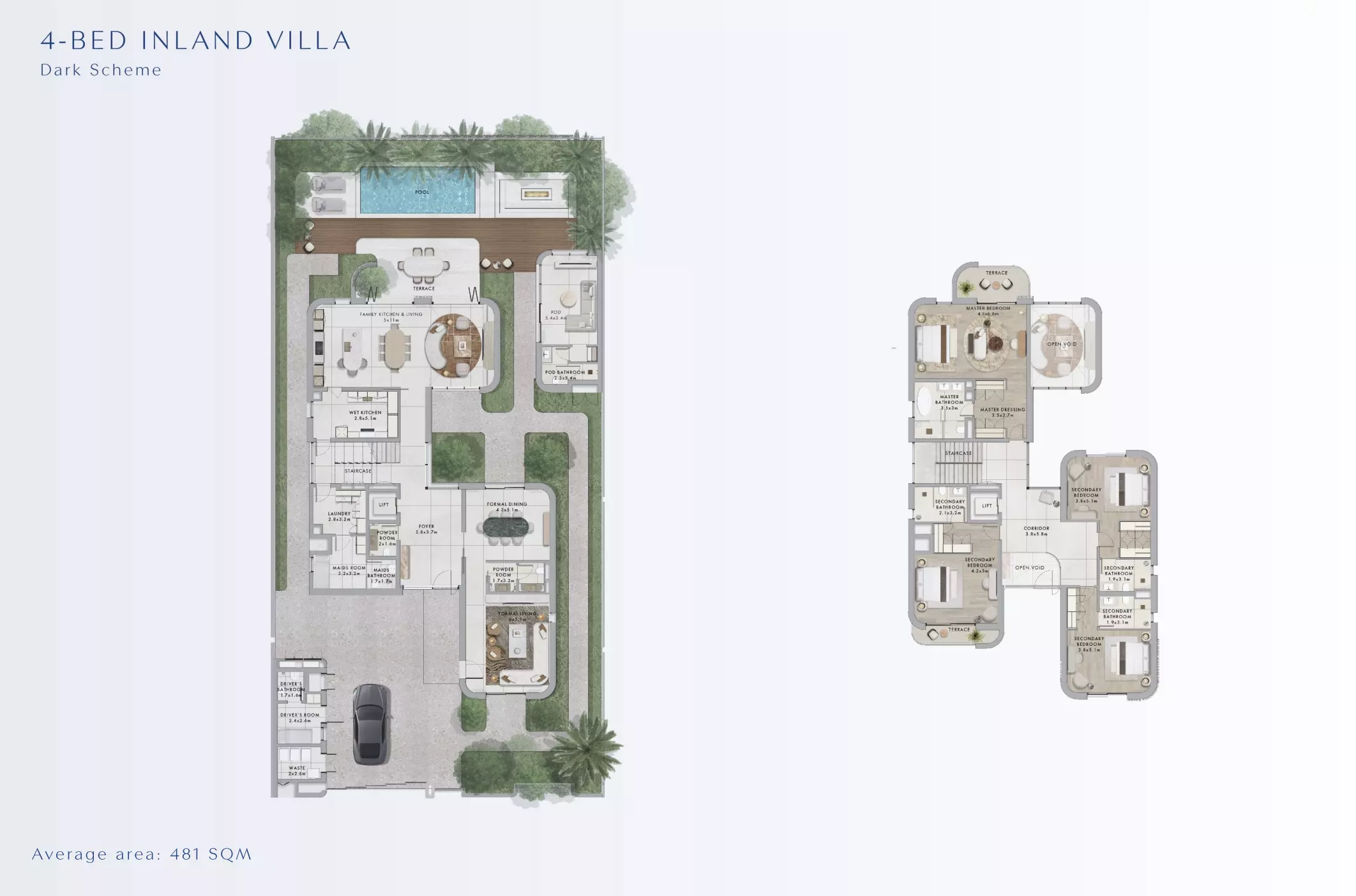 صورة مخطط ارضية الوحدة