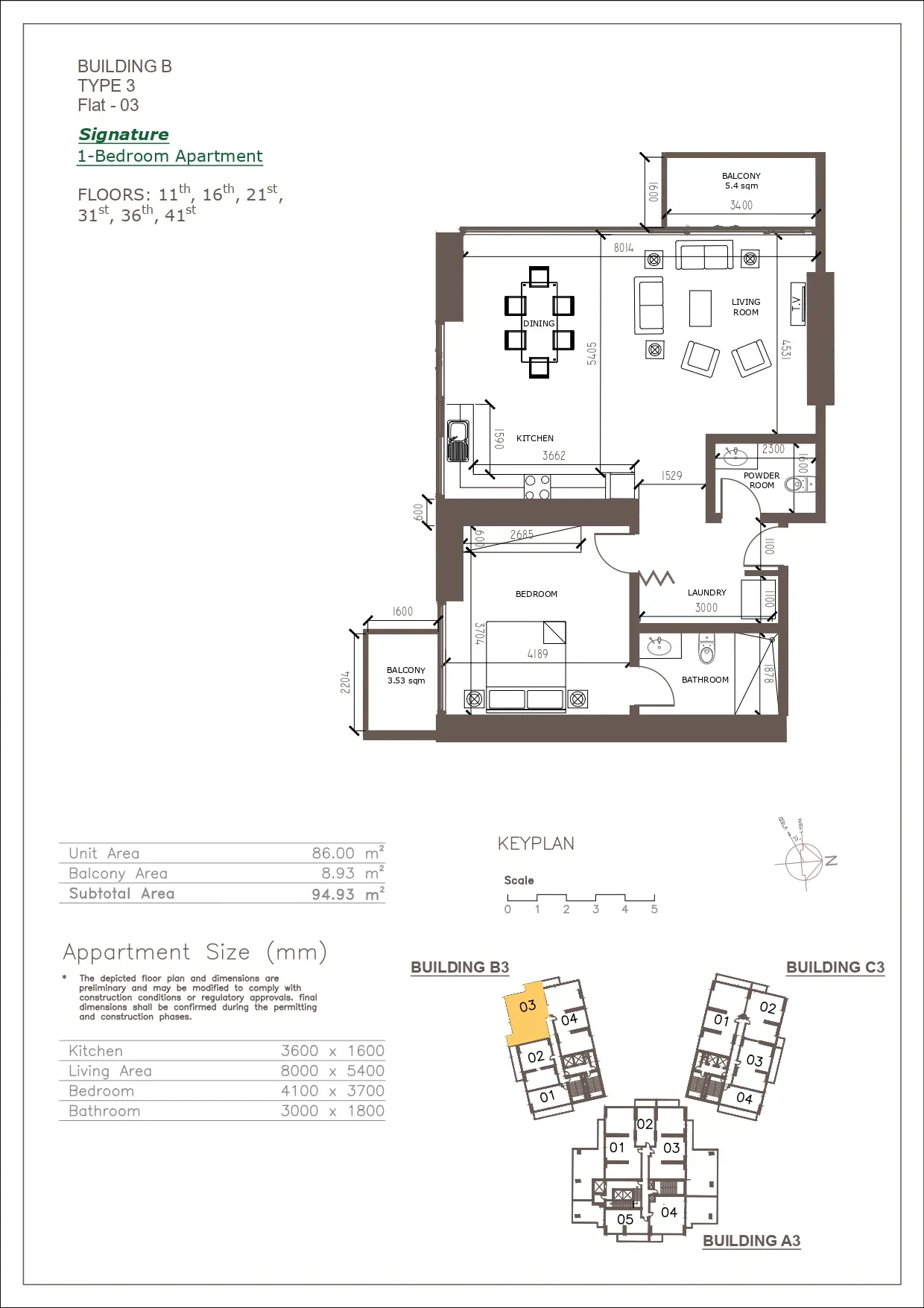 Unit floor plan image