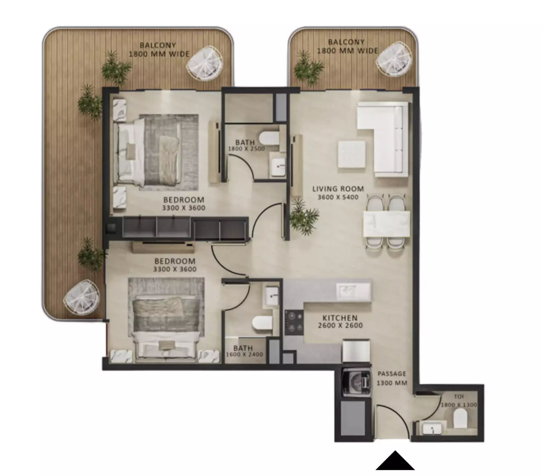 صورة مخطط ارضية الوحدة