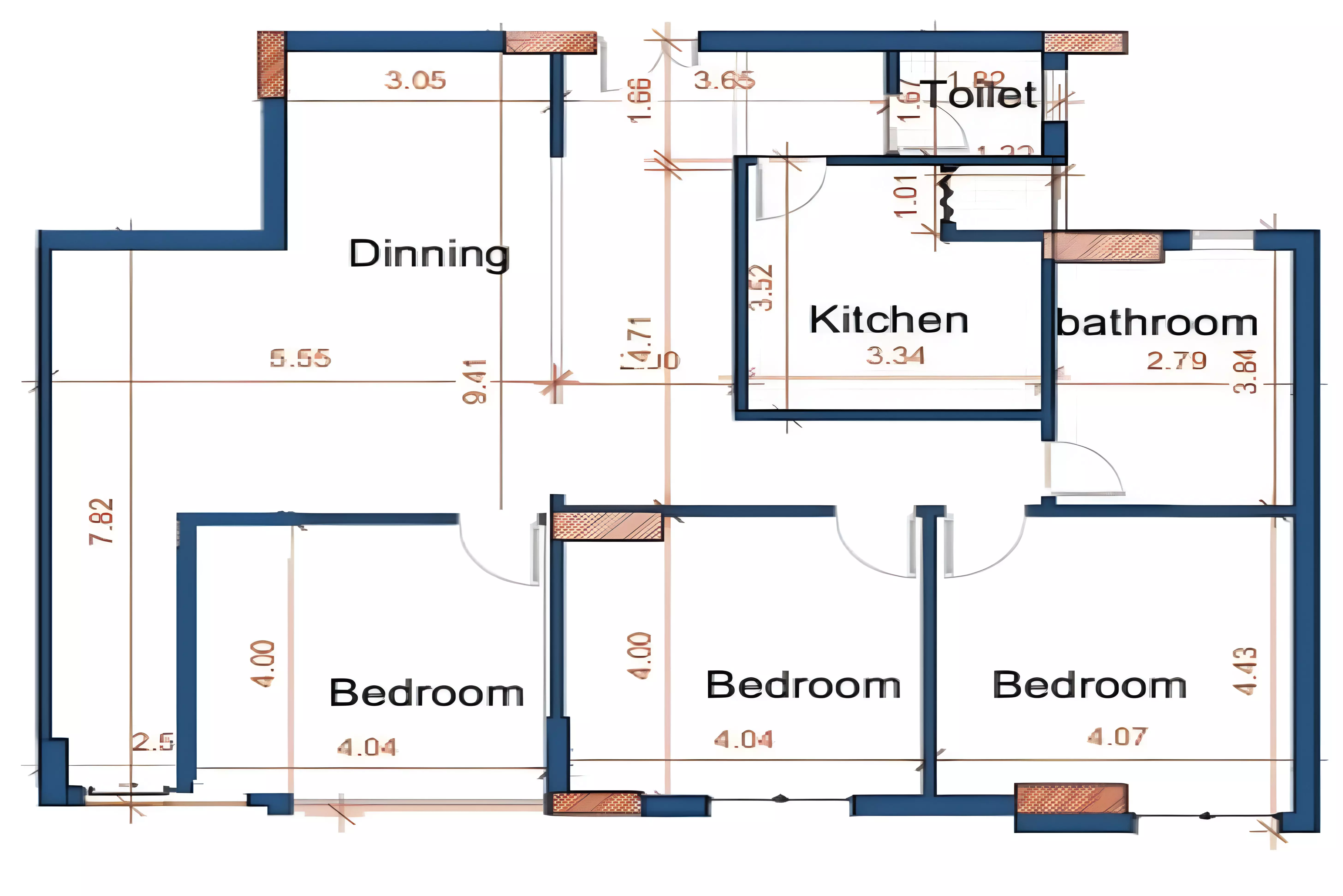 Unit floor plan image
