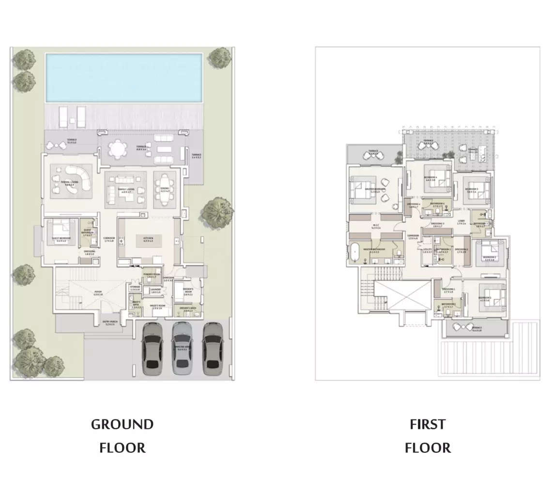 صورة مخطط ارضية الوحدة