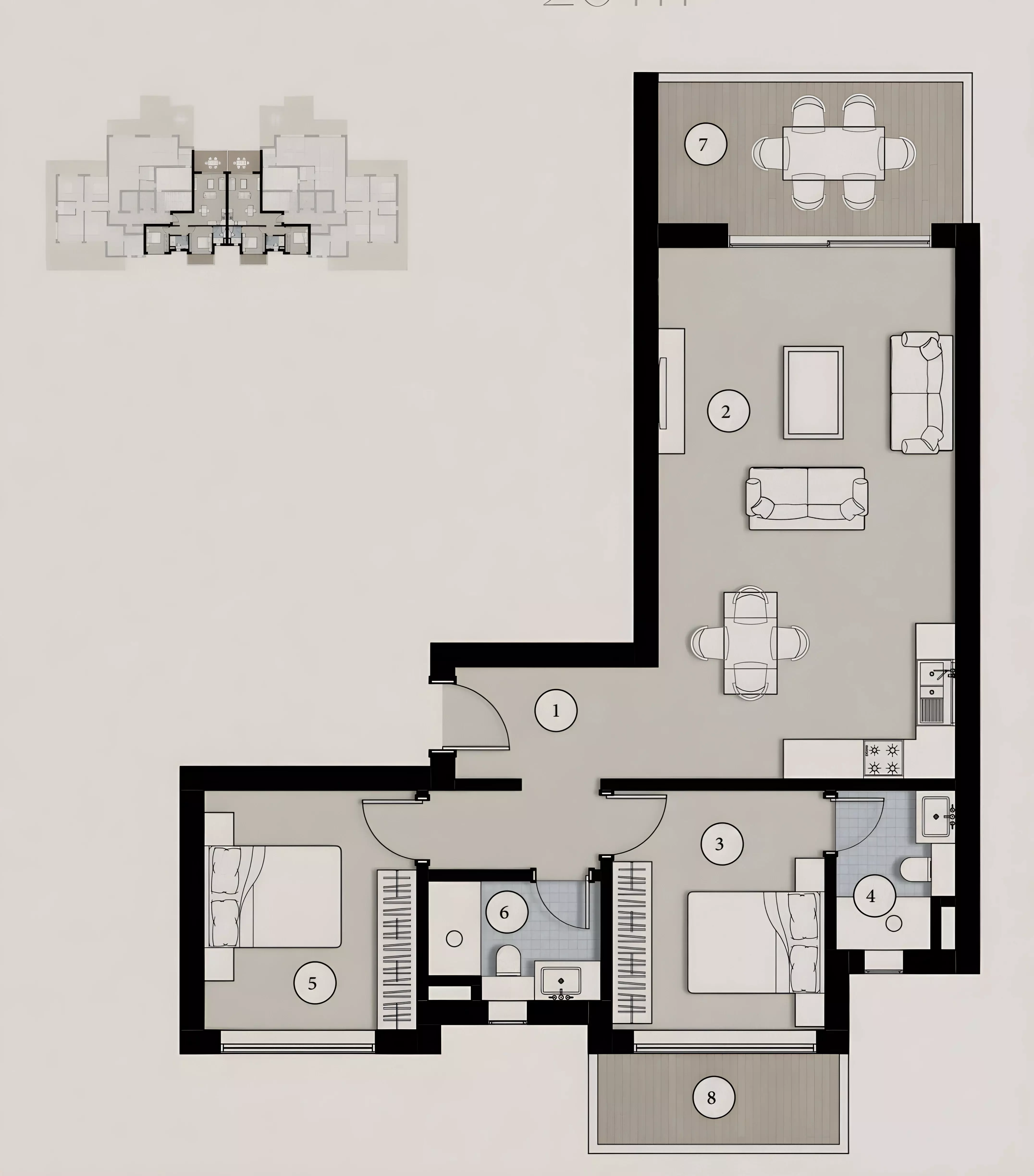 Unit floor plan image