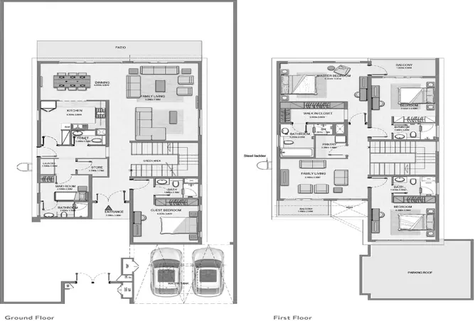 Marbella Villas Phase 2 By Rak — 4BR floor plan