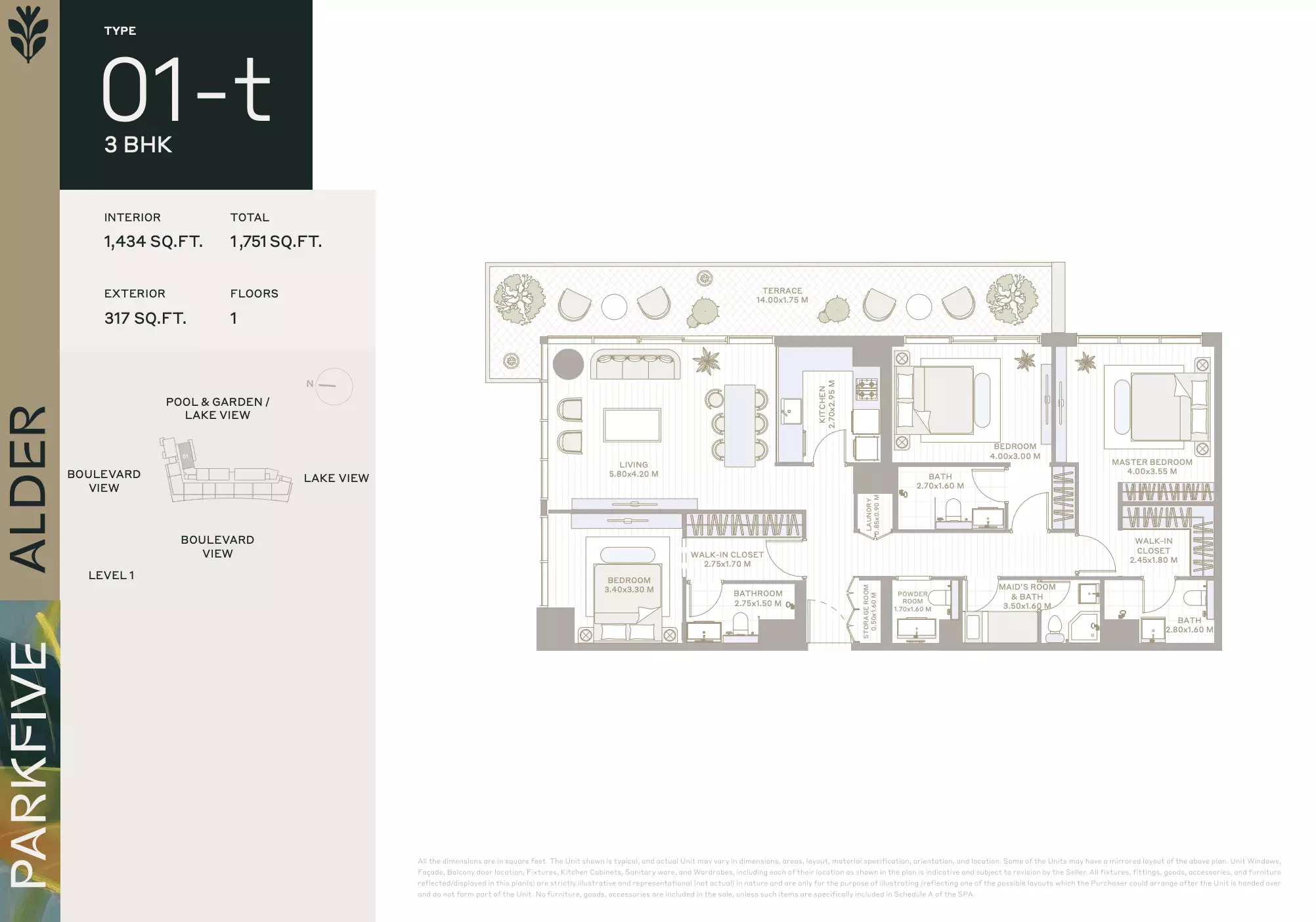 Unit floor plan image