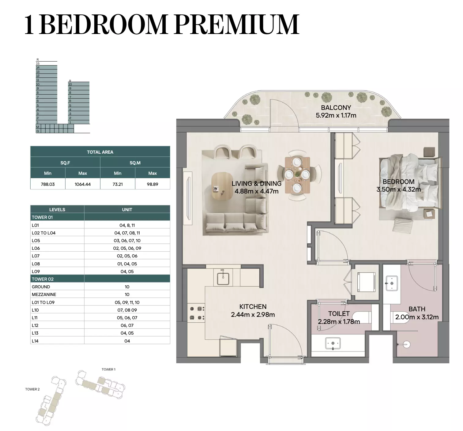 Unit floor plan image