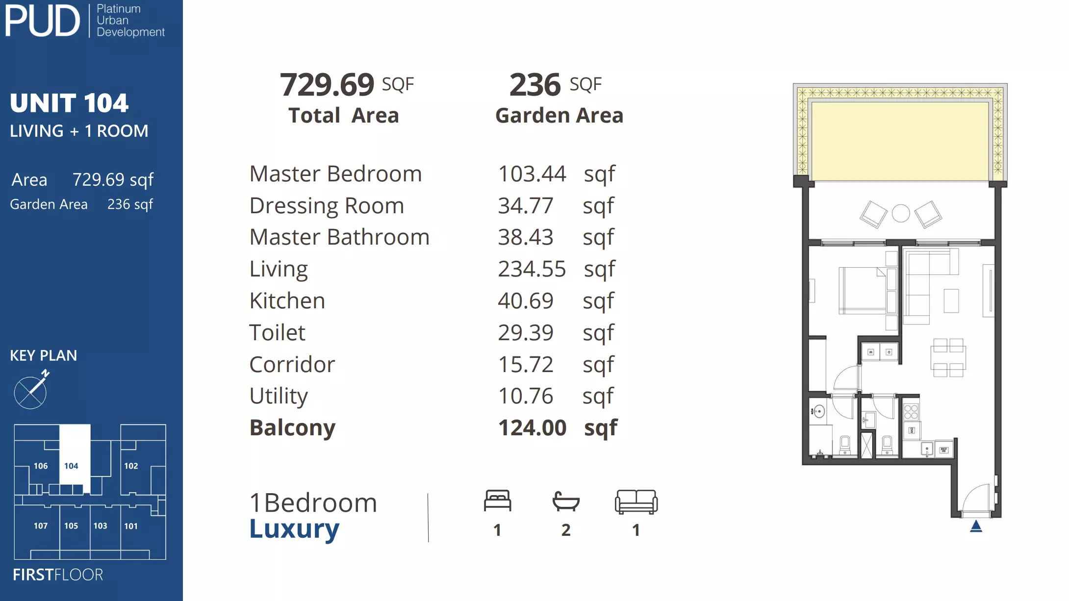 Unit floor plan image
