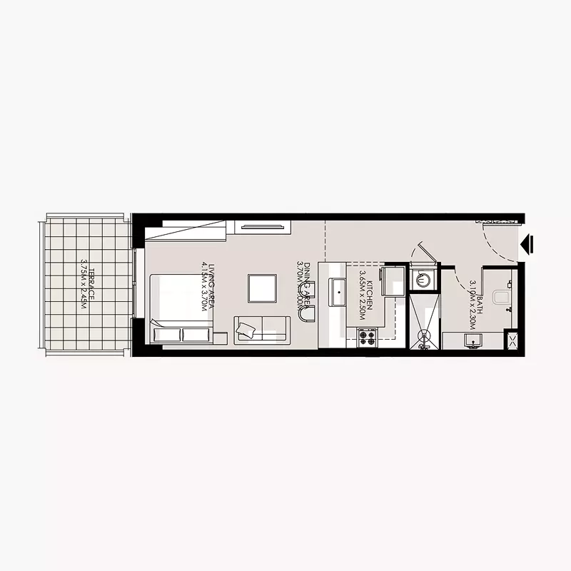 Unit floor plan image