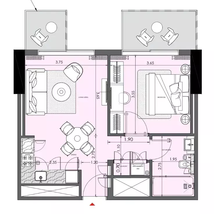 Unit floor plan image