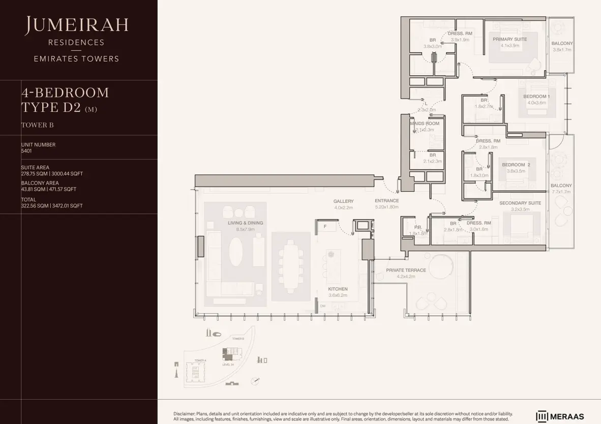 Unit floor plan image