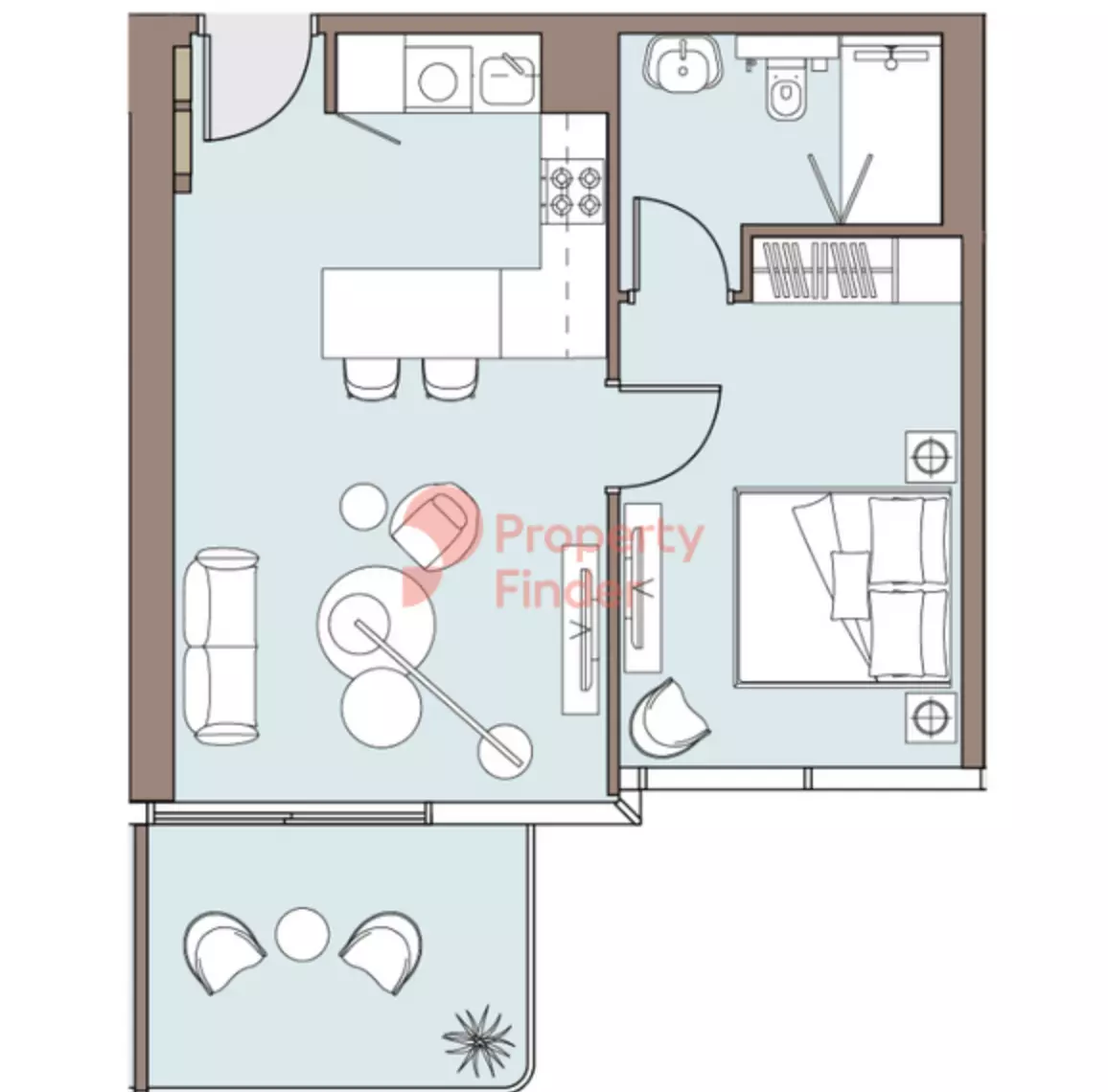 Nautica By Select Group T2-Type B2, 1 bed