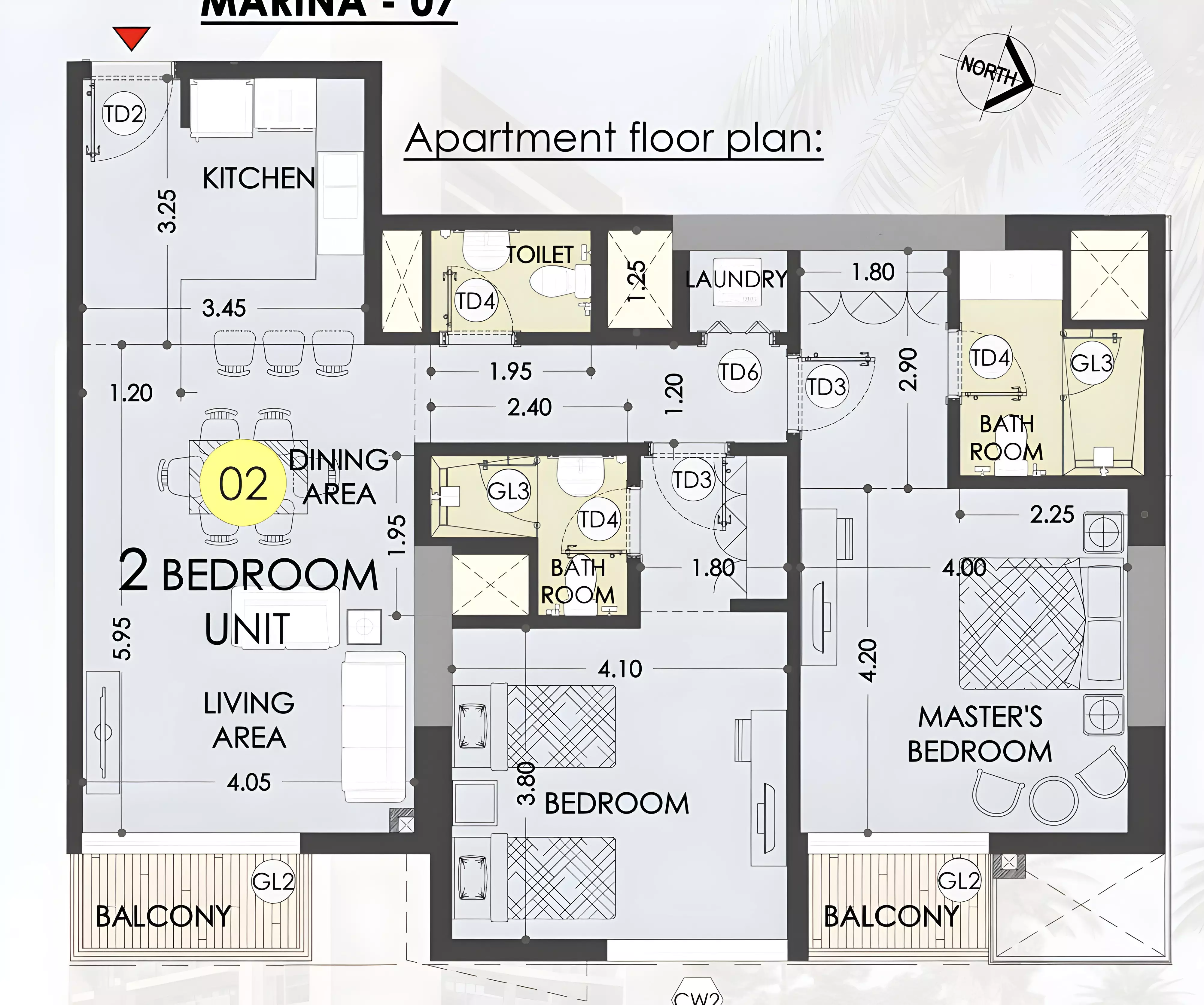Unit floor plan image