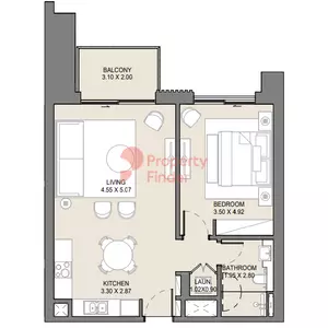 Jomana B5-Type A Level 1, 1 bed