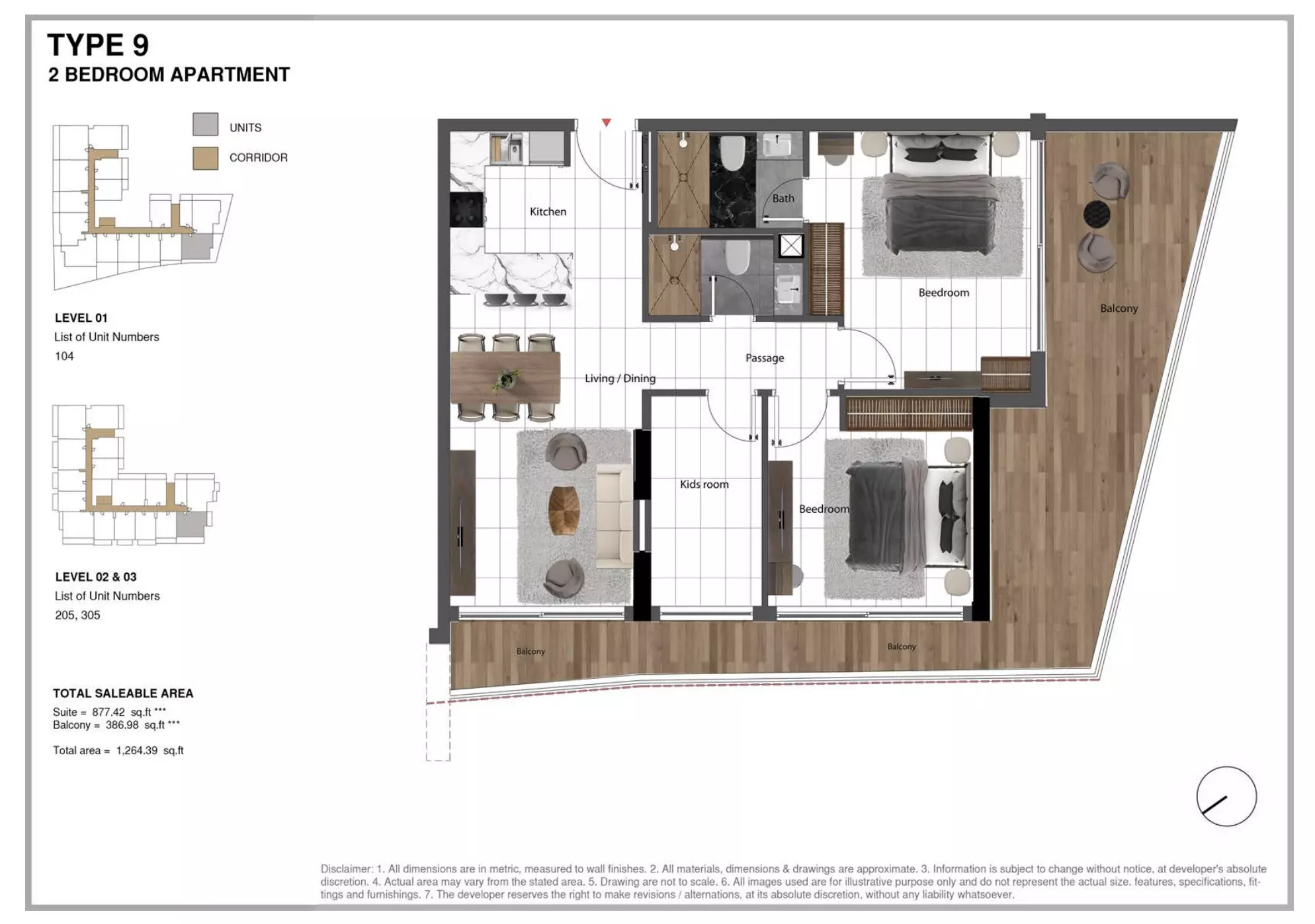 Unit floor plan image