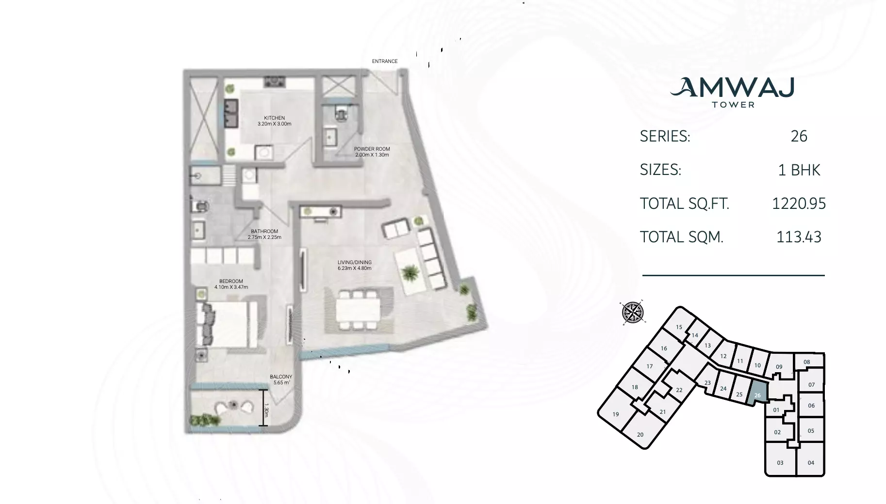 Unit floor plan image