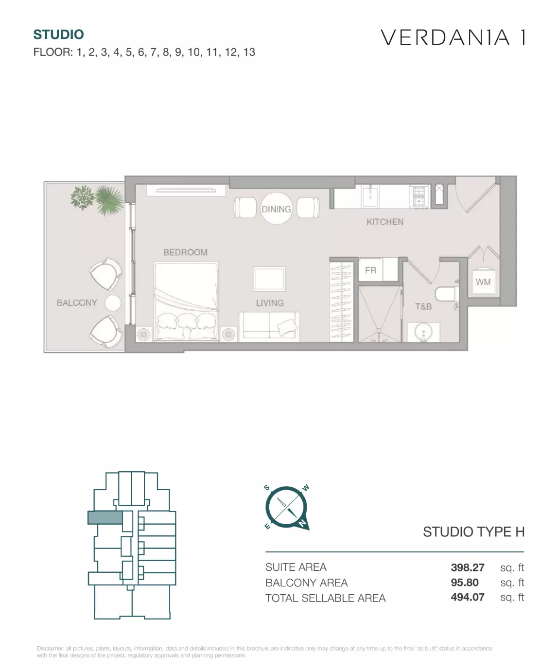 Unit floor plan image