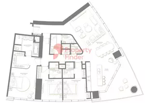Palm Beach Towers T2-Unit 03 Level 16-25, 3 beds