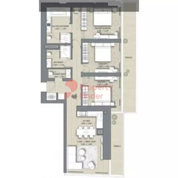 The Address Residences Dubai Opera T2-Unit 08, 3 beds