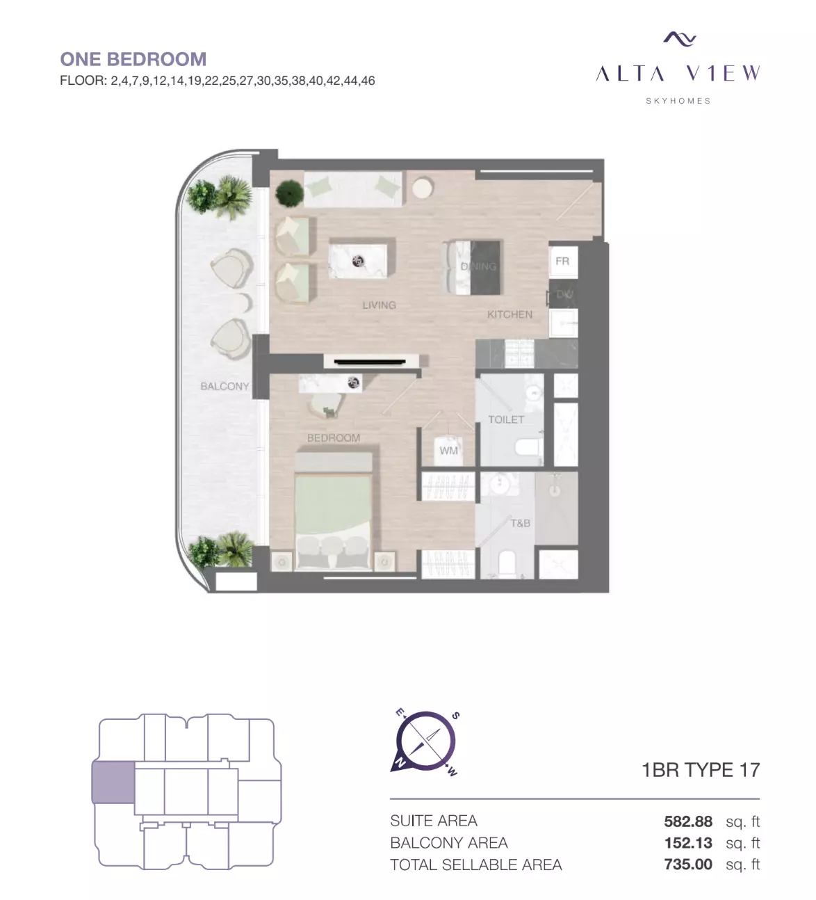 Unit floor plan image