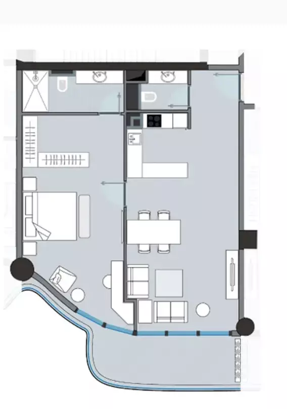 صورة مخطط ارضية الوحدة