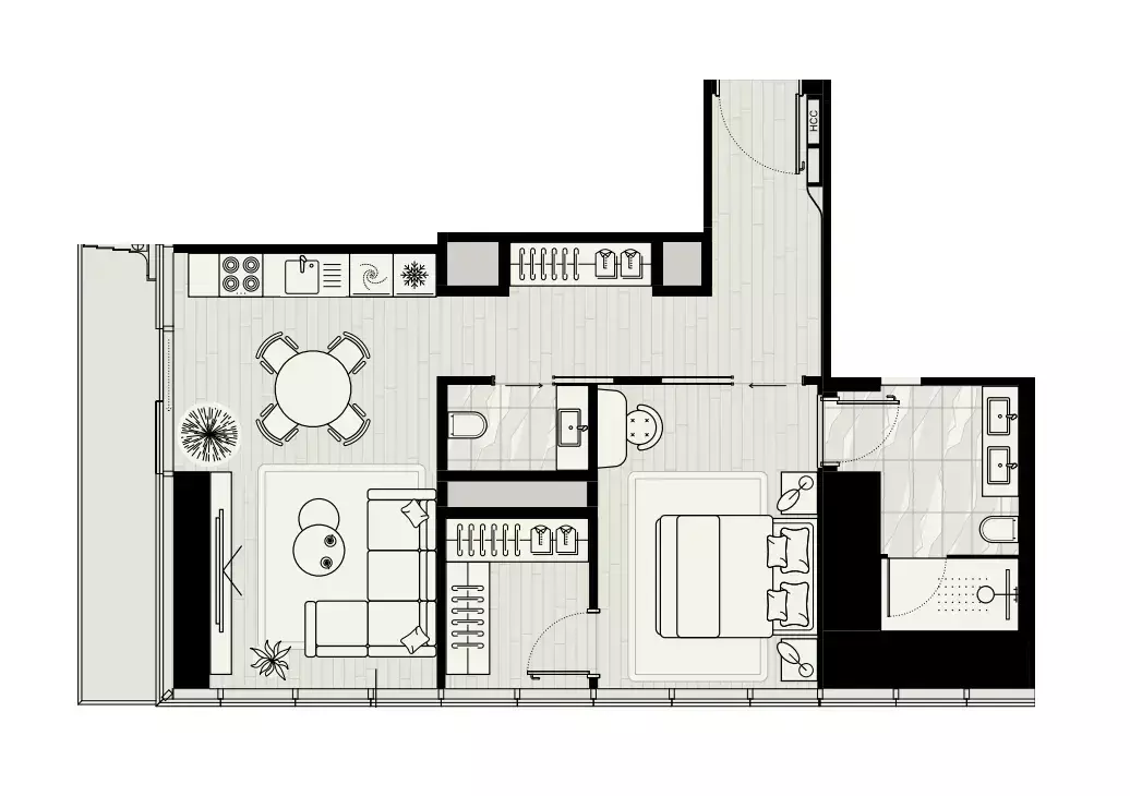 Unit floor plan image