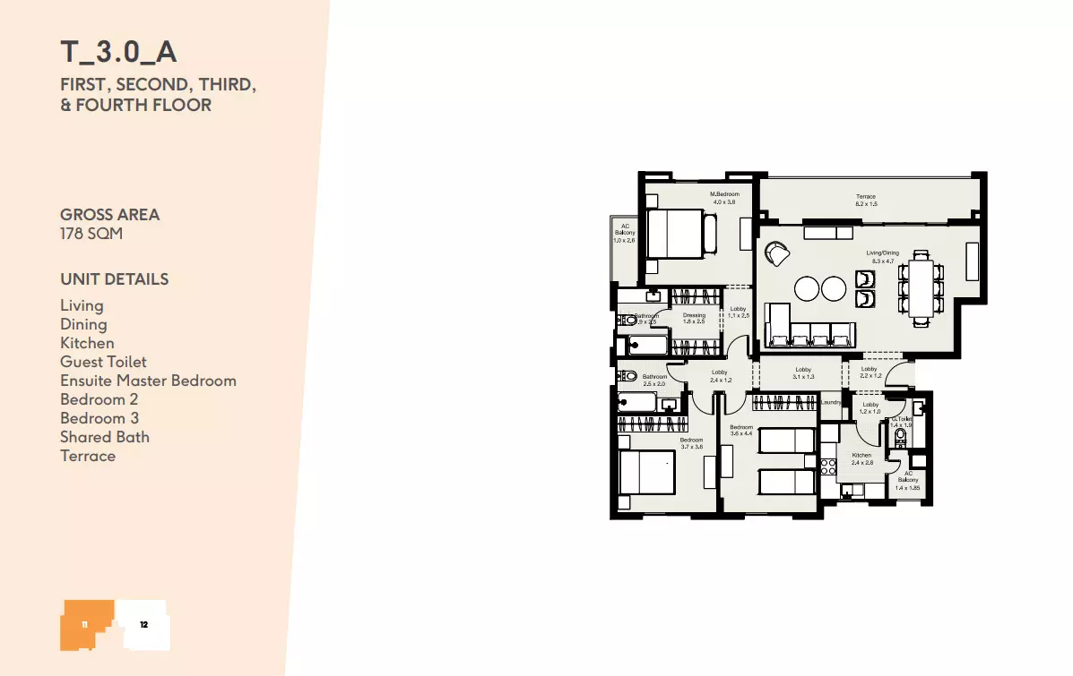 Unit floor plan image