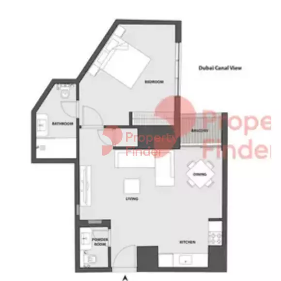 15 Northside Tower B Unit 701, Seventh Floor, 1 bed