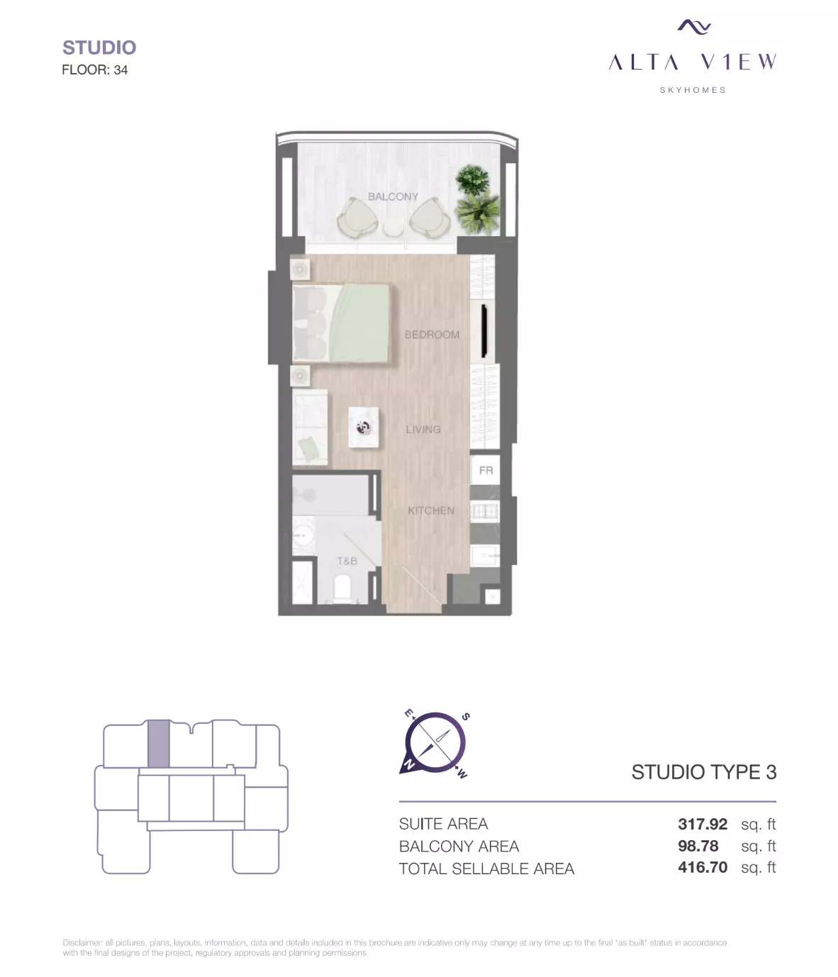 Unit floor plan image