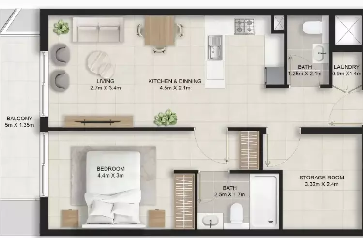 Unit floor plan image