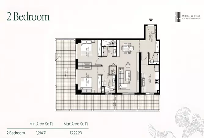 Living Legends Phase 4 — 2BR floor plan