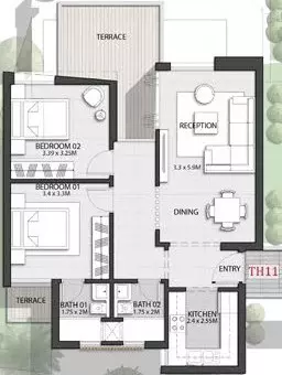 Unit floor plan image