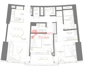 Palm Beach Towers T2-Unit 04 Level 36-45, 2 beds