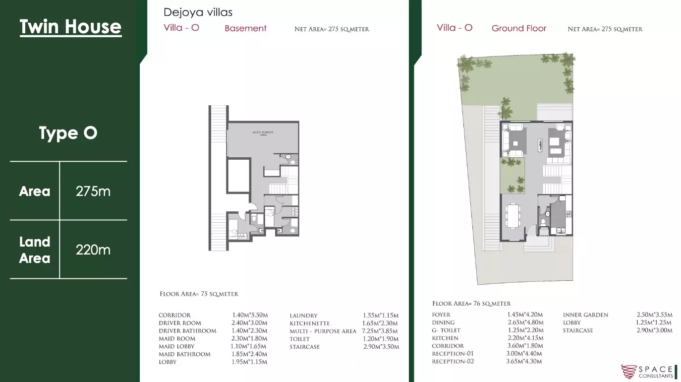صورة مخطط ارضية الوحدة