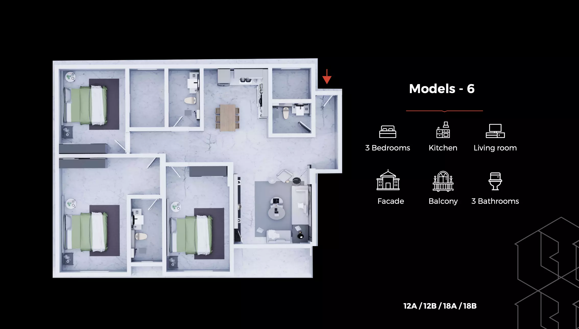 Unit floor plan image