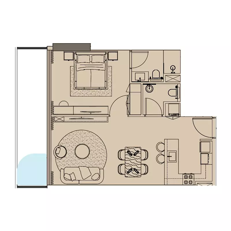 Unit floor plan image