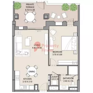 Asayel Type A, 1 bed