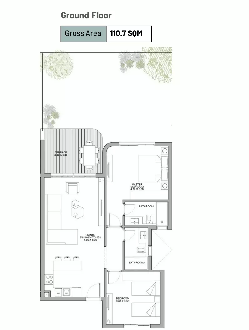 Unit floor plan image
