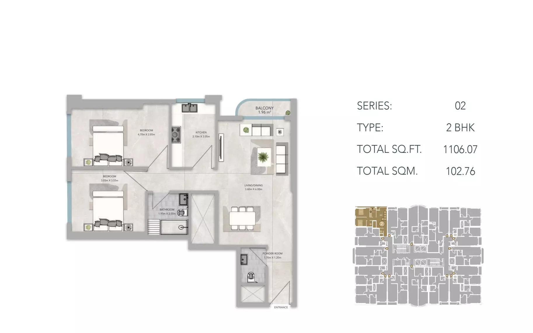 Unit floor plan image