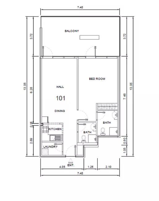 Unit floor plan image