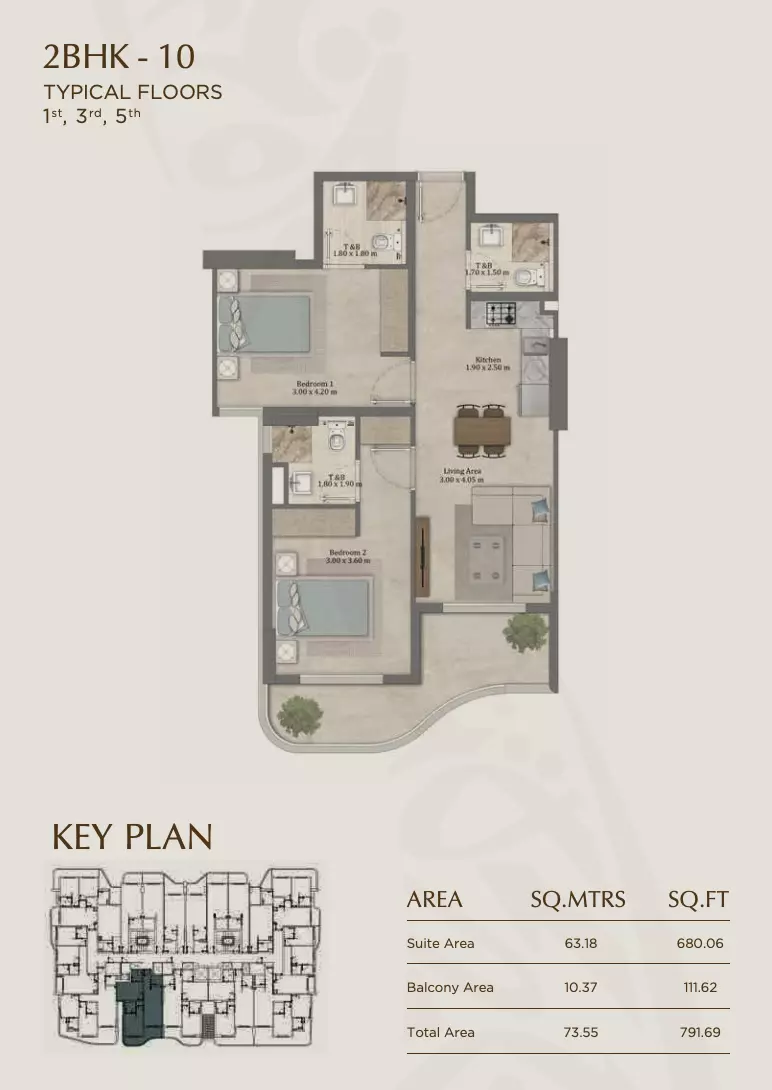 Unit floor plan image