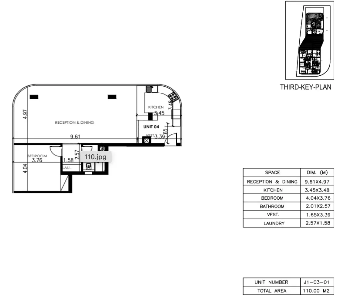 Unit floor plan image
