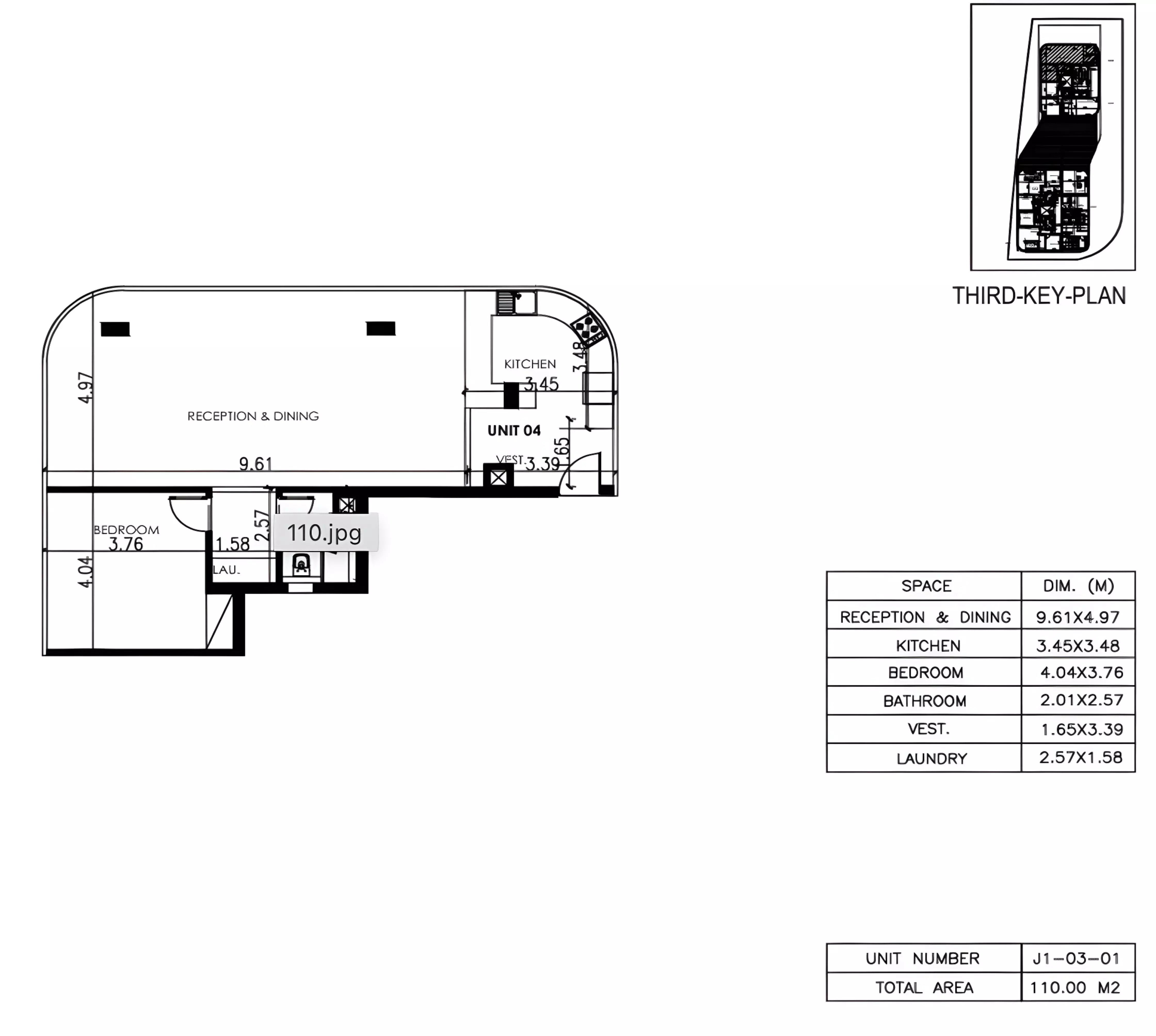 Unit floor plan image