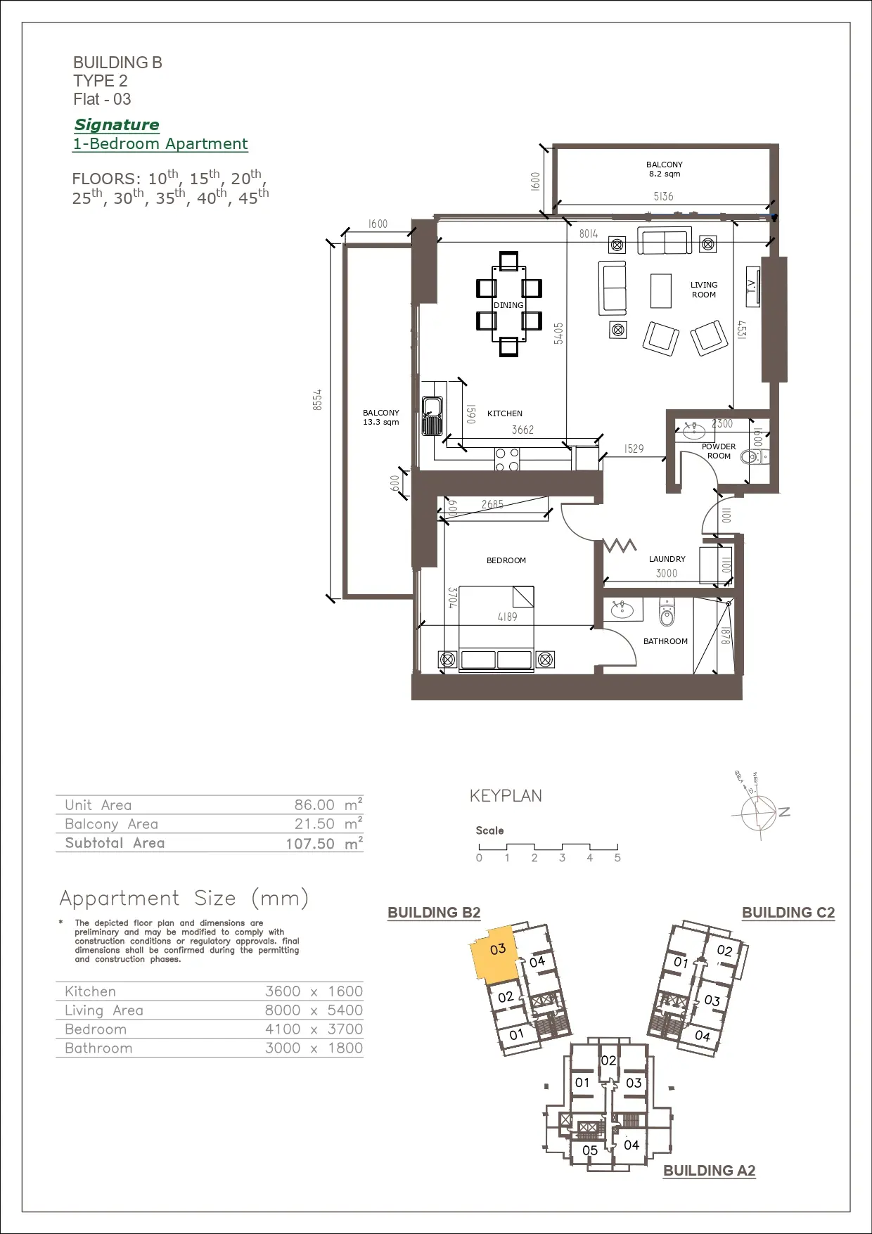 Unit floor plan image