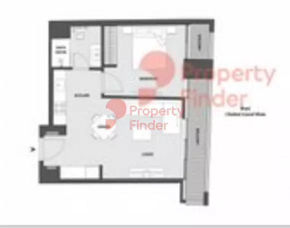15 Northside Tower B Unit 101, First Floor, 1 bed