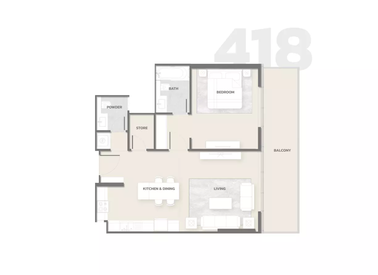 Unit floor plan image