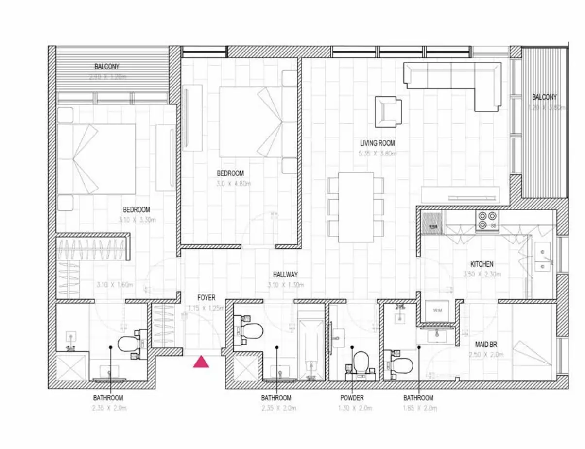 Unit floor plan image
