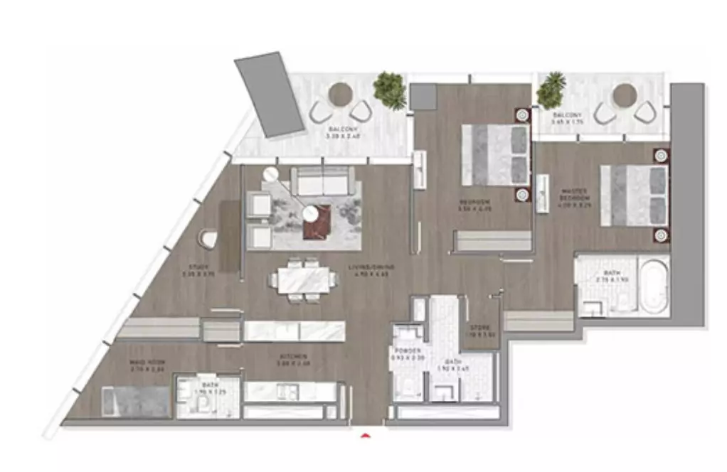 Safa Two Type 20, 2 beds